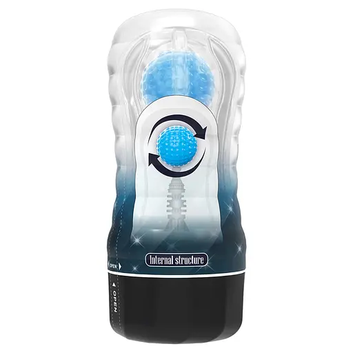 Мастурбатор Pretty Love Vacuum Cup Stellar блакитний - фото 3