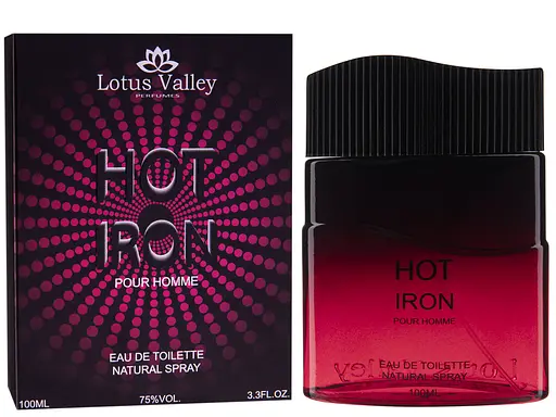 Туалетна вода для чоловіків Lotus Valley Hot Iron 100мл (MM31999) - фото 2