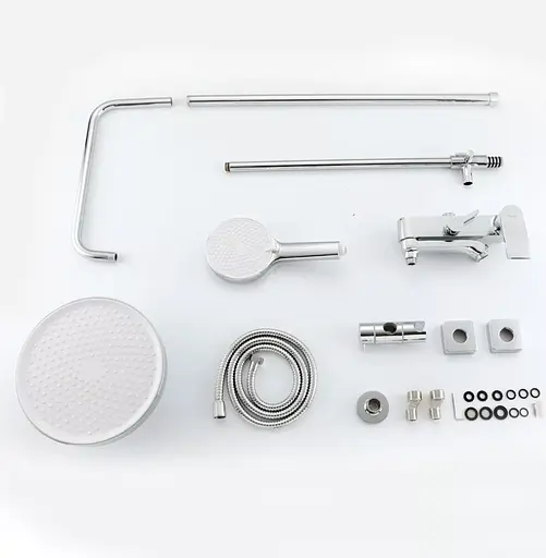 Душова система Frap вилив, лійка 3-функції F2475, Хром - фото 5