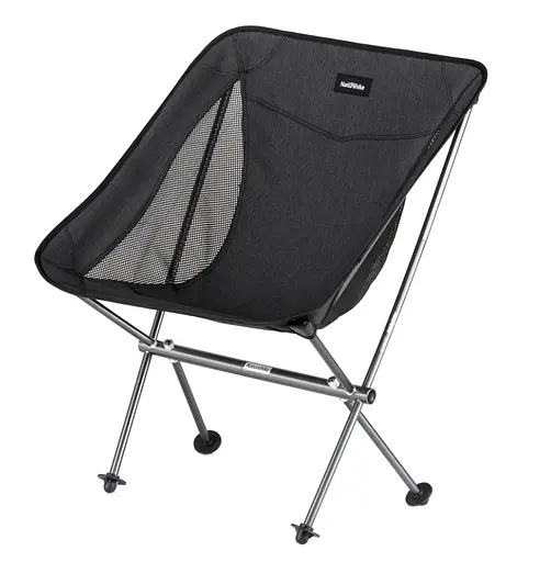 Стілець складаний Naturehike Stellaluna L04 CNK2450JJ015 алюміній розмір M (Чорний)