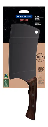 Ніж-тесак Tramontina Churrasco Black 178 мм kuh0015700 - фото 3