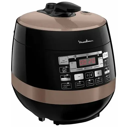 Мультиварка-скороварка Moulinex Quickchef чорний 1000 Вт (CE430A34) - фото 1