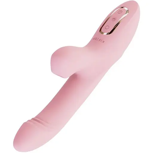 Вибратор-кролик KisToy Katy Max с вращением ствола и вакуумной стимуляцией - фото 4