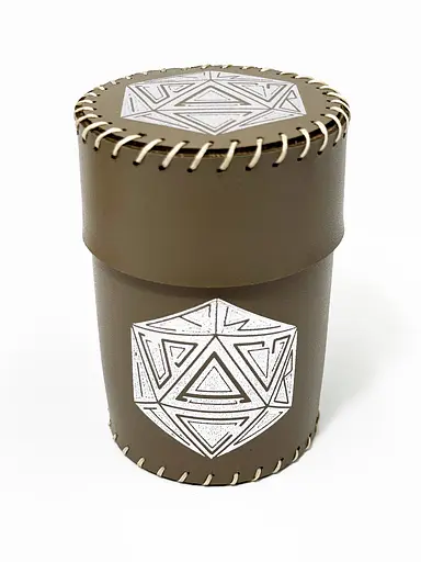 Настільна гра Планета Ігор Чаша для кубиків D20 (коричнева) (Dice cup D20 brown) (pi-dc005)