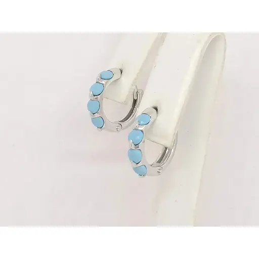 Золоті сережки Столична Ювелірна Фабрика з фіанітами. 110515БЮ - фото 2