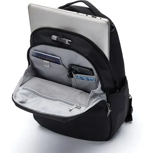 Рюкзак антикрадій Pacsafe V 16 л All-around Backpack чорний (61120130) - фото 3