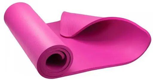 Коврик для йоги и фитнеса Power System PS-4017 NBR Fitness Yoga Mat Plus Pink (180х61х1) (PS-4017_Pink) - фото 6