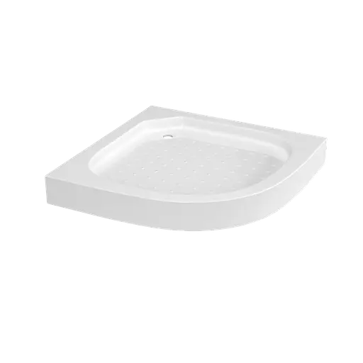 Душевая кабина угловая RJ Tulip 90x90 раздвижная стекло Linia 4 мм мелкий поддон black matt 90ВRZ081Linia, Черный матовый, интимато - фото 3