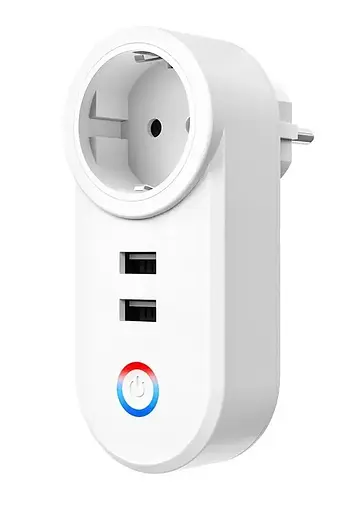 Розумна розетка TUYA WiFi 16A з USB
