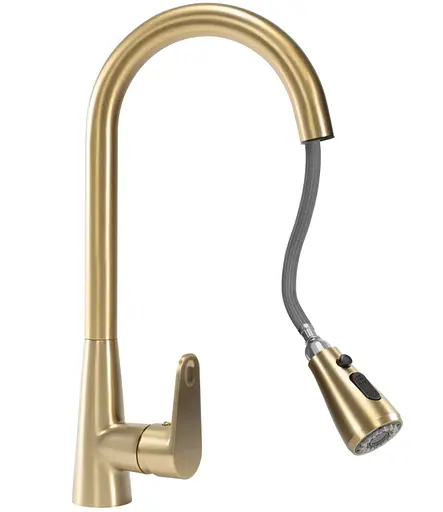 Змішувач для кухні Rea Mild brushed gold REA-B4803 Золотий - фото 1