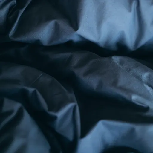 Комплект постельного белья сатин 100% хлопок темно-синий Sea Breeze - двуспальный - фото 6