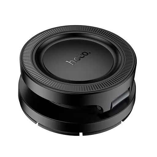 Автотримач для телефона HOCO H61 Show folding ring magnetic car holder (dashboard) Black Metal Gray - фото 4