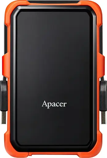 Зовнішній HDD накопичувач Apacer 1Tb AC630 Black-Orange (AP1TBAC630T-1) - фото 1