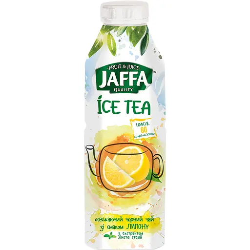 Упаковка холодного чая Jaffa Ice Tea черный со вкусом лимона 6 л (500 мл х 12 шт.) - фото 2