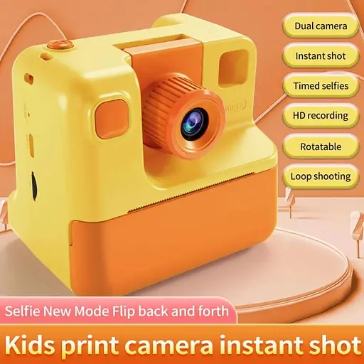 Дитяча камера з миттєвим друком та об'єктивом 180° - фото 4