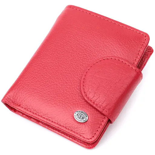 Кожаный женский кошелек ST Leather 10х11.2х1.5 см acs0029440 - фото 1