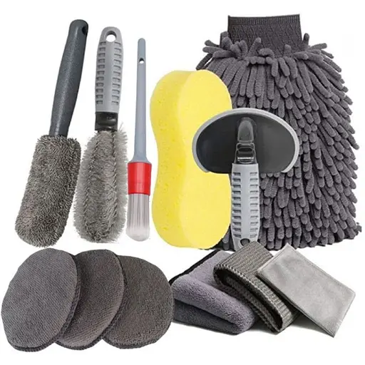 Набір для догляду за авто 12 предметів gray