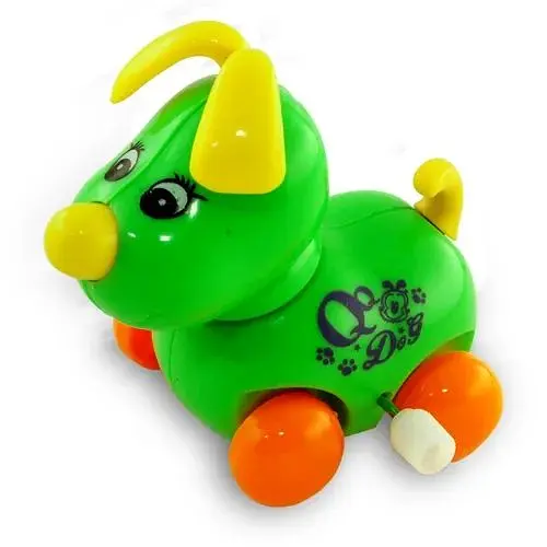 Игрушка заводная Собака на колесики x IE448 (упаковка)