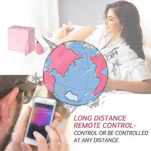 Смарт-віброяйце Magic Motion Sundae Pink - фото 5