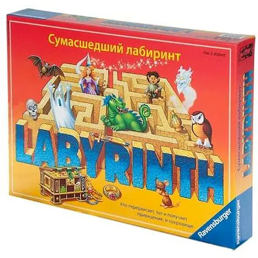 Настольная игра Ravensburger Сумасшедший лабиринт (Labyrinth) (26448) - фото 1
