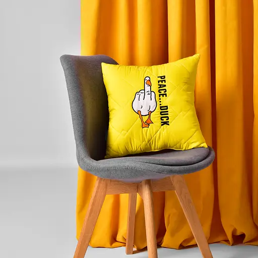 Подушка декоративна Ideia Peace... Duck бойовий гус 40х40 см (8-35750*001) - фото 5