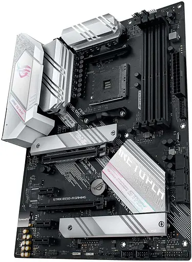Материнская плата ASUS ROG STRIX B550-A Gaming (ROG STRIX B550-A GAMING) (Socket AM4, AMD B550, ATX) - фото 4