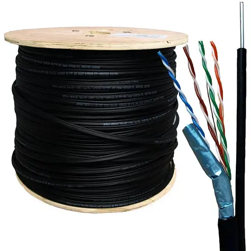 Кабель Ritar КНПп Utp 4 x 2 x 0.51 для наружных работ с проводом 4 пары 8 жил бухта 305 м