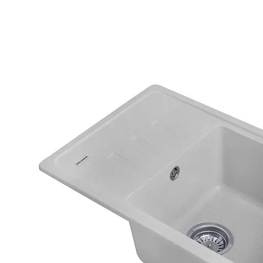 Кухонная мойка Kroner KRP Komposit GRA - 6243 (CV031061) - фото 3