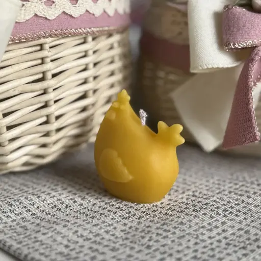 Пасхальная свеча курочка желтая MIS LT - фото 2