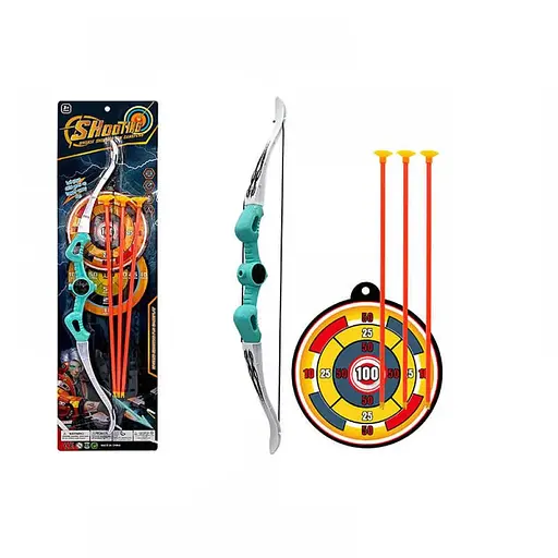 Лук, 3 стрелы с присосками (в ассортименте)