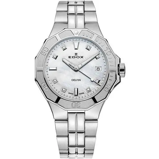 Часы Edox Delfin Diver Date Lady 53020 3M NADN