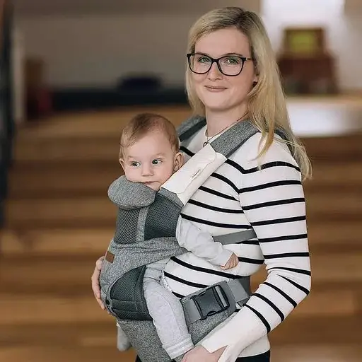 Сумка-кенгуру FreeON Easy Move 3 в 1 сіра - фото 2