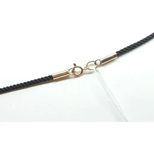 Ювелірний шнурок з текстилю Tango з золотими вставками. 950058 65 - фото 3