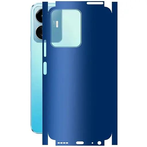 Захисна плівка StatusSKIN для Vivo IQOO Z6 Lite 5G Корпус Вініл Синій матовий