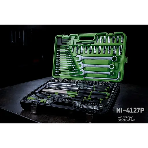 Набір інструментів Alloid універсальний 1/4, 1/2, 127 предметів (NI-4127P) - фото 9