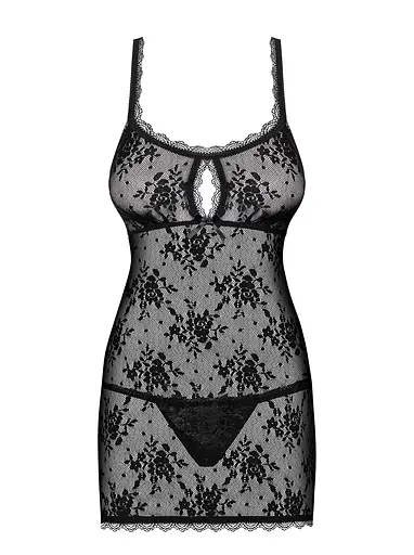 Комплект білизни Obsessive Behindy S/M чорний - фото 6