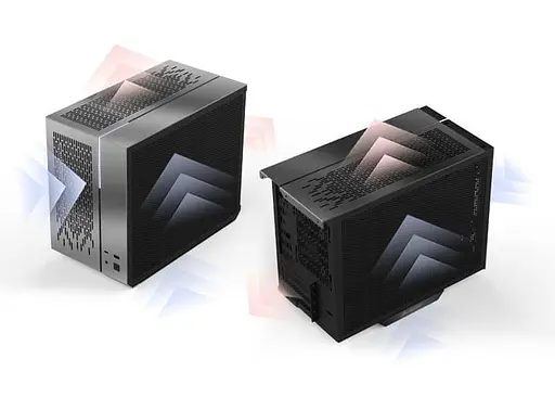 Корпус ALmordor Seiya 180 Matx Dark Silver (ALS180MDS) без блока питания - фото 4