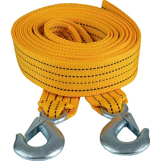 Трос буксирувальний Vitol ST205B стрічка 46 мм х 6 м жовтий (TP-207-3-1) - фото 1