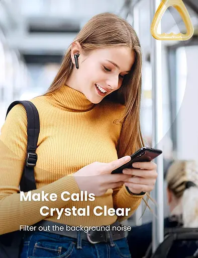 Наушники беспроводные Ugreen в кейсе Tws-гарнитура WS105 (UGR-80653) черные - фото 8