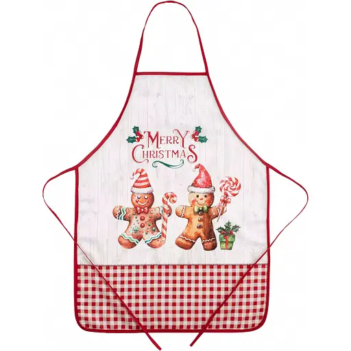 Фартук Ardesto Christmas Gingerbread 60 x 80 см красный (ART12HG)