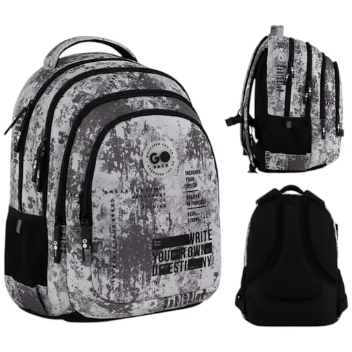 Рюкзак GoPack Teens 162M-3 Серый (GO26-162M-3) - фото 1