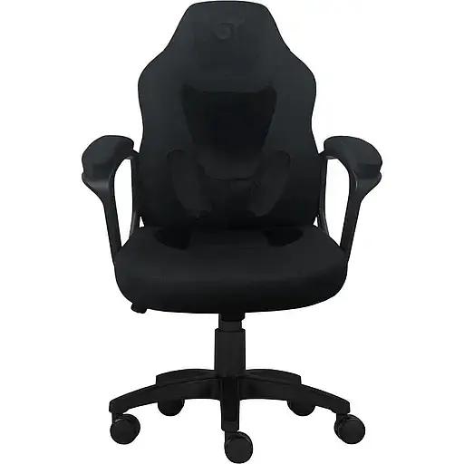 Геймерское детское кресло GT Racer черное (X-1414 Fabric Black/Black Suede) - фото 1