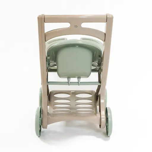 Коляска для ляльок з шезлонгом 0122/01eco бірюзовий - фото 2