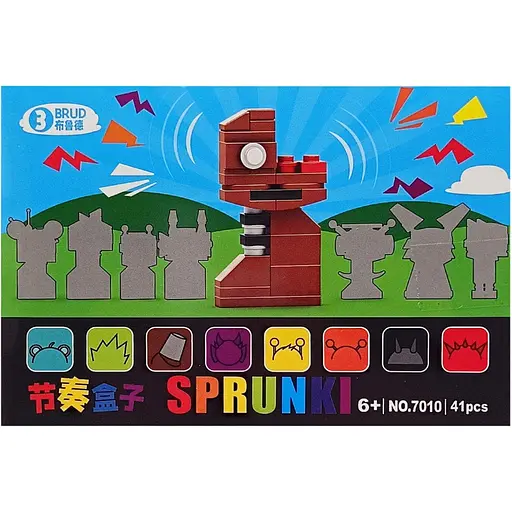 Детский конструктор Sprunki Brud Bambi 7010-1 41 деталь - фото 1