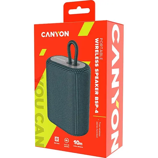 Акустична система Canyon BSP-4 Bluetooth Dark Grey (CNE-CBTSP4DG) - фото 4