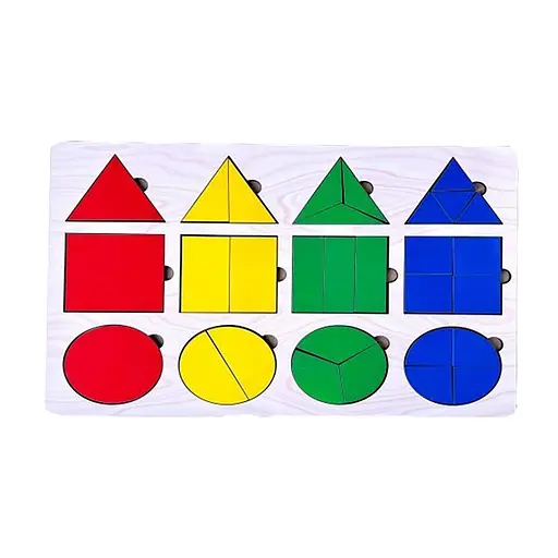 Вкладиші Фігури "частини та ціле" Ubumblebees (ПСД204) PSD204 - фото 1