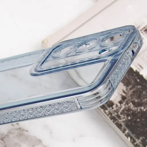 Чохол Epik TPU Starfall Clear для Samsung Galaxy S22+ Блакитний - фото 6