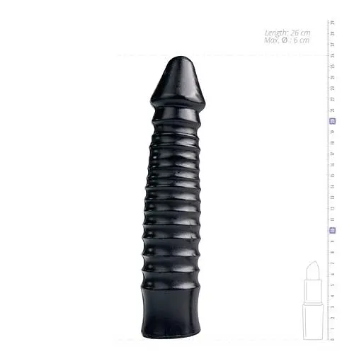 Фалоімітатор All Black Bernhard 26 см чорний - фото 4
