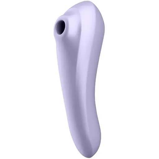 Вібратор з вакуумним стимулятором клітора Satisfyer Dual Pleasure бузковий