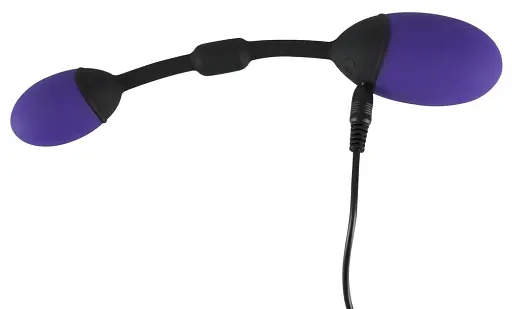 Виброяйцо GoGasm Vibrating Pussy & Ass Balls фиолетовый - фото 5